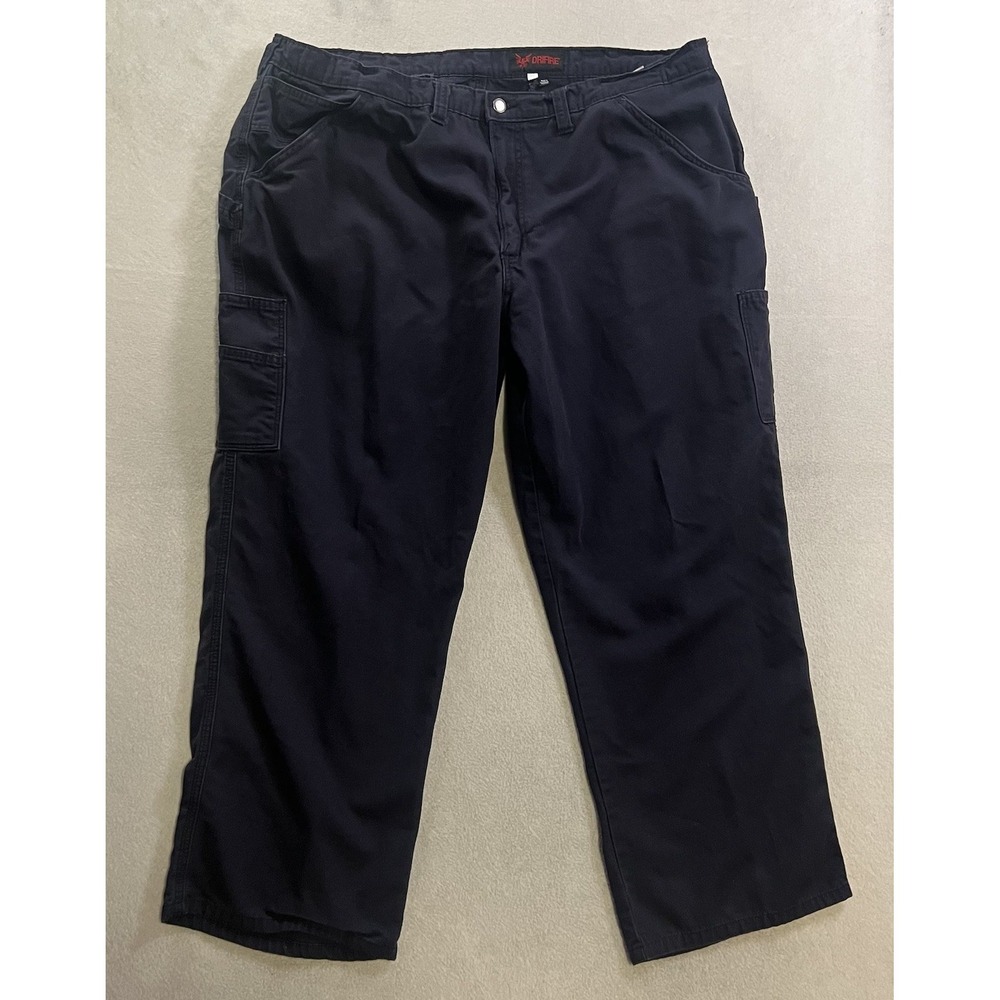 Drifire FR Pants Men's 44x30 (Fits 41x28) Blue Canvas Flame Resistant Workwear